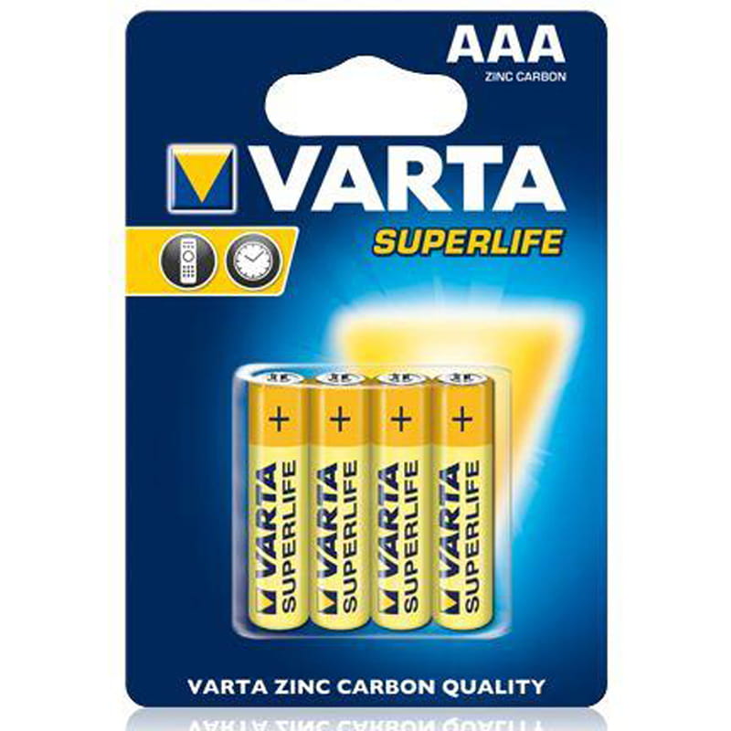 Батарейка Varta Superlife AAA/LR03 BL 4шт