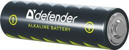 Купити Батарейка Defender Alkaline AA/LR06 BL 4шт (56012) Батарейка Defender Alkaline AA/LR06 BL 4шт (56012)