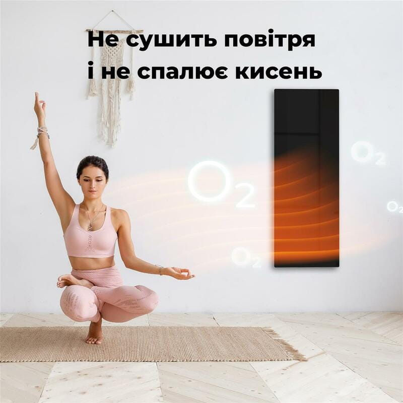 Інфрачервоний обігрівач AENO Premium Eco Smart Heater Black (AGH0002S)