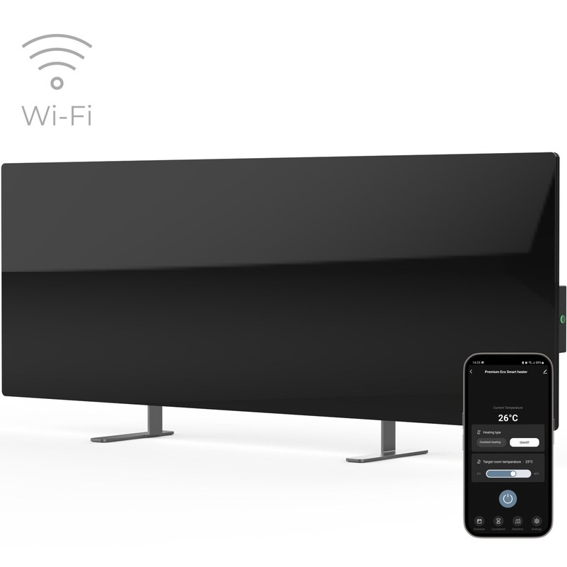 Инфракрасный обогреватель AENO Premium Eco Smart Heater Black (AGH0002S)