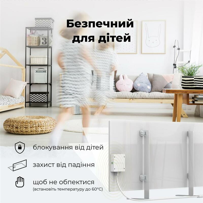 Інфрачервоний обігрівач AENO Premium Eco Smart Heater White (AGH0001S)