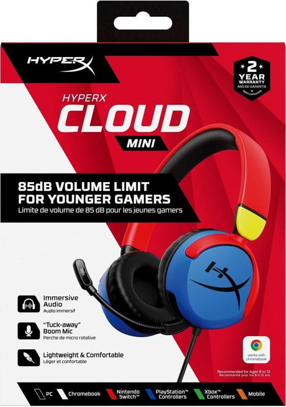 Ігрова гарнітура HyperX Cloud Mini Multi-Color (7G8F3AA)
