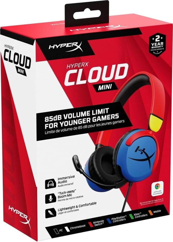 Ігрова гарнітура HyperX Cloud Mini Multi-Color (7G8F3AA)