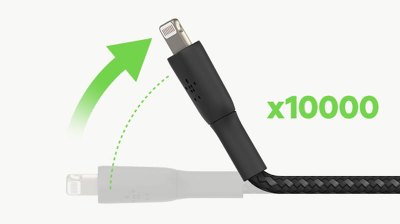 Кабель Belkin USB Type-C-Lightning, 1м Black (CAA004BT1MBK)