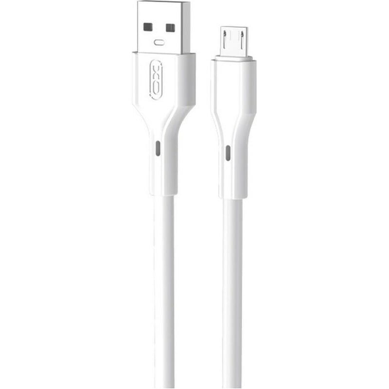 Кабель XO NB230 Rock Series USB - micro USB (M/M), 1 м, White (NB230_M_White)