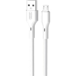 Кабель XO NB230 Rock Series USB - micro USB (M/M), 1 м, White (NB230_M_White)