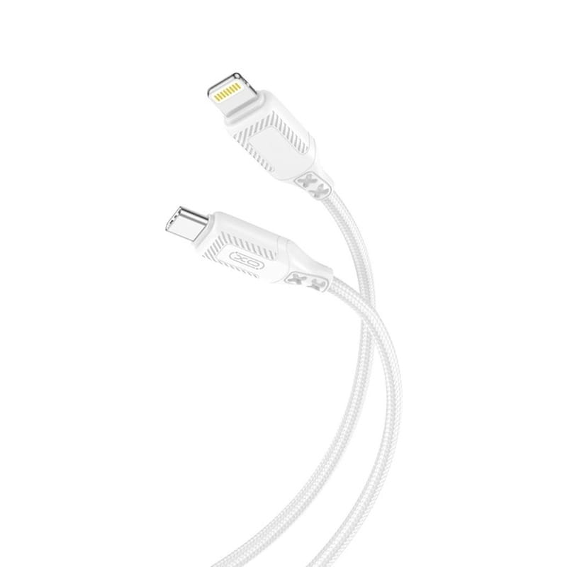 Кабель XO NBQ236A Braided USB Type-C - Lightning (M/M), 1 м, White (NBQ236A_White)