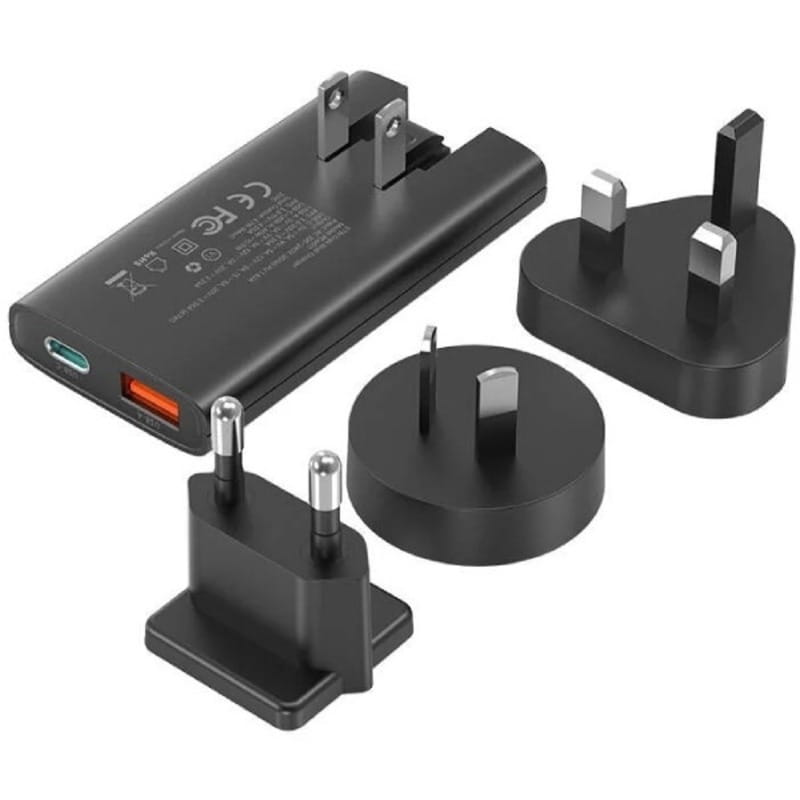 Сетевое зарядное устройство Choetech (USB-C+USB-A) Black (PD6011-EU-BK)