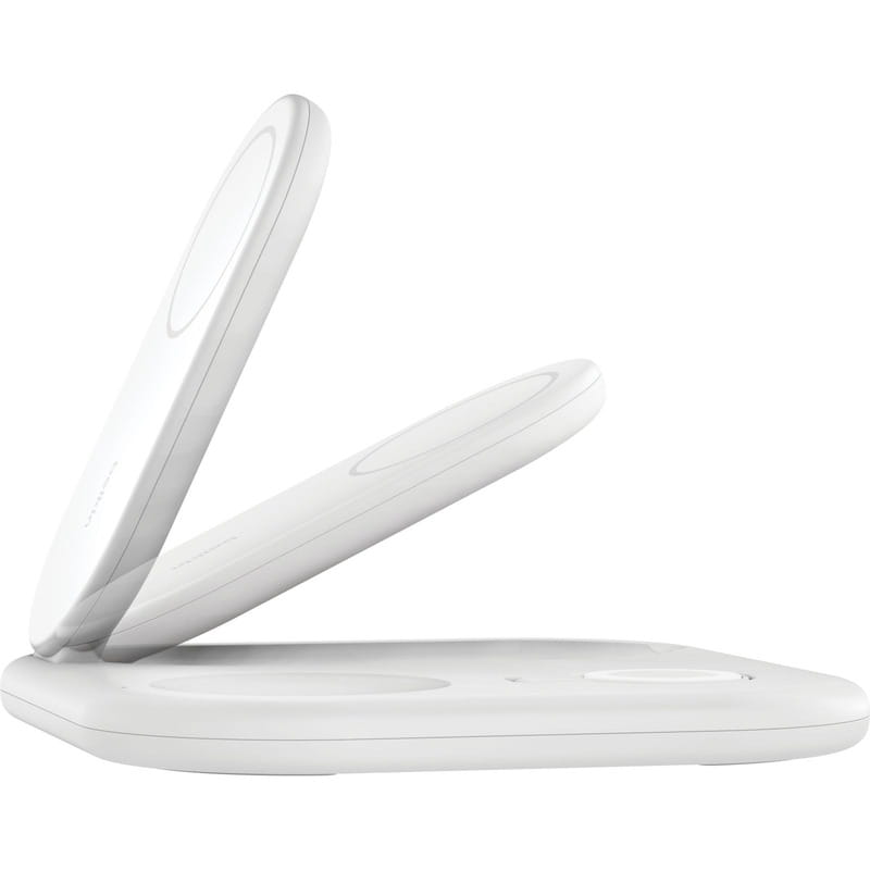 Безпровідний зарядний пристрій Belkin 3in1 Magnetic Foldable White (WIZ029VFWH)