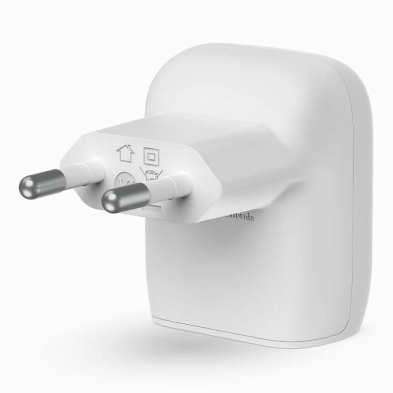 Мережевий зарядний пристрій Belkin 20W USB-C PD PPS White (WCA006VFWH)