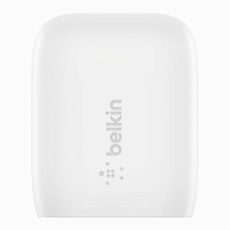 Мережевий зарядний пристрій Belkin 20W USB-C PD PPS White (WCA006VFWH)