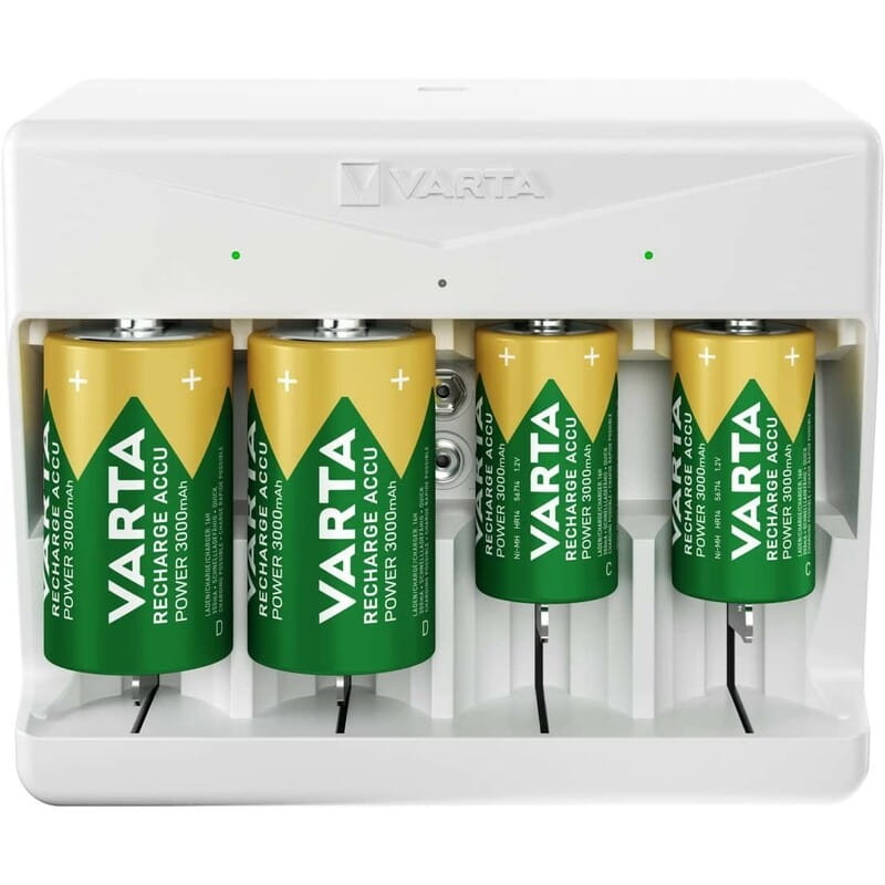 Зарядний пристрiй Varta Universal Charger 4xAA/ААА/C/D 1600mAh (57658101401)