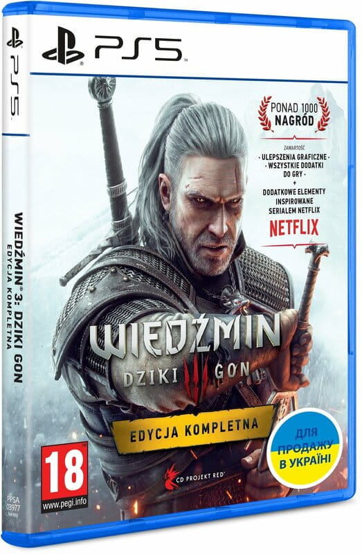 Игра The Witcher 3: Wild Hunt Complete Edition для Sony PlayStation 5, Russian version, Blu-ray (5902367641610)