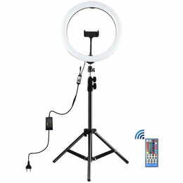Кільцева LED-лампа Puluz PKT3050EU 12"+ штатив 1.1 м (PKT3050EU)
