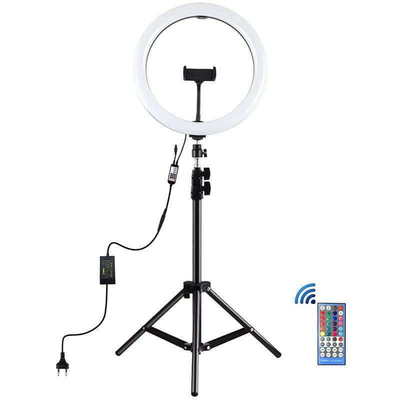 Кольцевая LED-лампа Puluz PKT3050EU 12" + штатив 1.1 м (PKT3050EU)