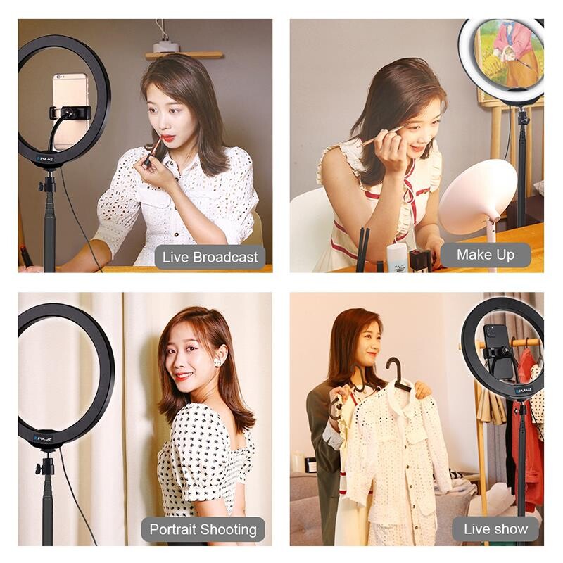 Кольцевая USB LED-лампа Puluz PKT3039 10.2" + настольное крепление 1.4 м (PKT3039)