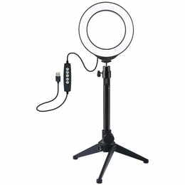 Кольцевая USB RGBW LED-лампа Puluz PKT3049B 4.7" + настольный штатив (PKT3049B)