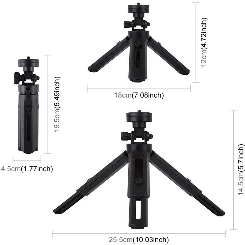 Кольцевая USB LED-лампа Puluz PKT3059B 6.2" + настольный штатив (PKT3059B)