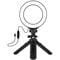 Фото - Кольцевая USB LED-лампа Puluz PKT3058B 4.7" + штатив 12 см (PKT3058B) | click.ua