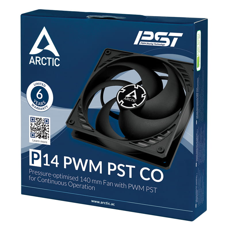 Вентилятор Arctic P14 PWM PST CO Black (ACFAN00126A)