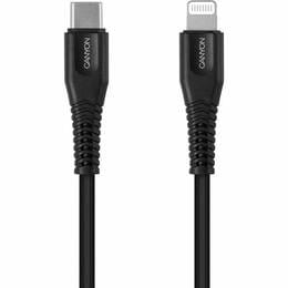Кабель Canyon MFI-4 USB Type-C - Lightning (M/M) 1.2 м, Black (CNS-MFIC4B)