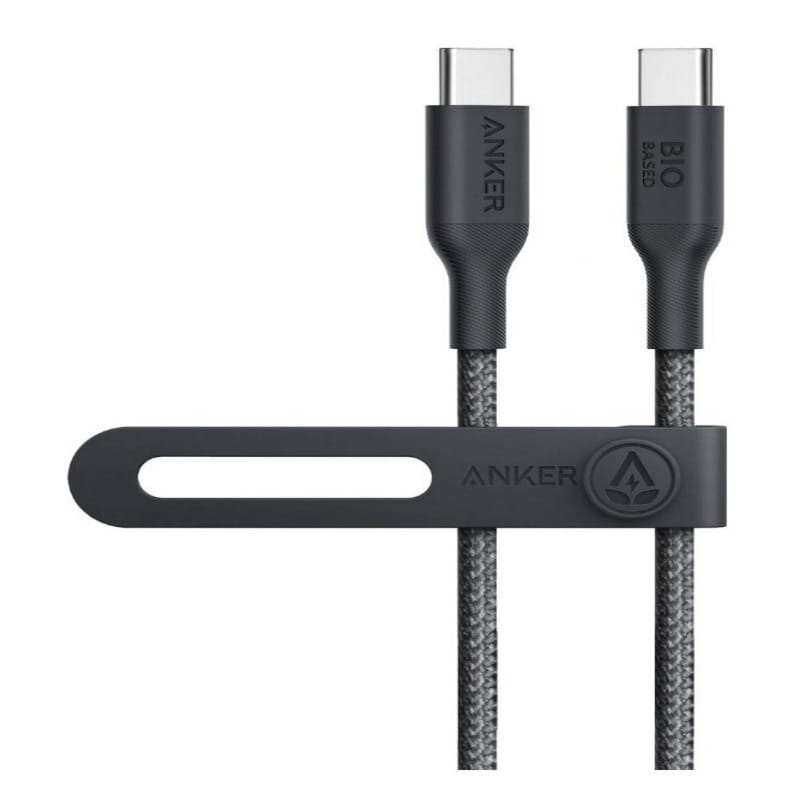 Кабель Anker 544 USB-C - USB-C, 1.8 м, Black (A80F5H11)