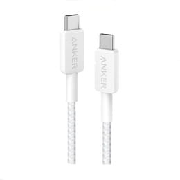 Кабель Anker 322 USB-C - USB-C 0.9 м, White (A81F5H21/A81F5G21)