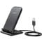 Фото - Бесповодное зарядное устройство Choetech Fast Wireless Charging Stand 2coils Black (T555-F-BK) | click.ua