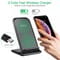 Фото - Бездротовий зарядний пристрій Choetech Fast Wireless Charging Stand 2coils Black (T555-F-BK) | click.ua