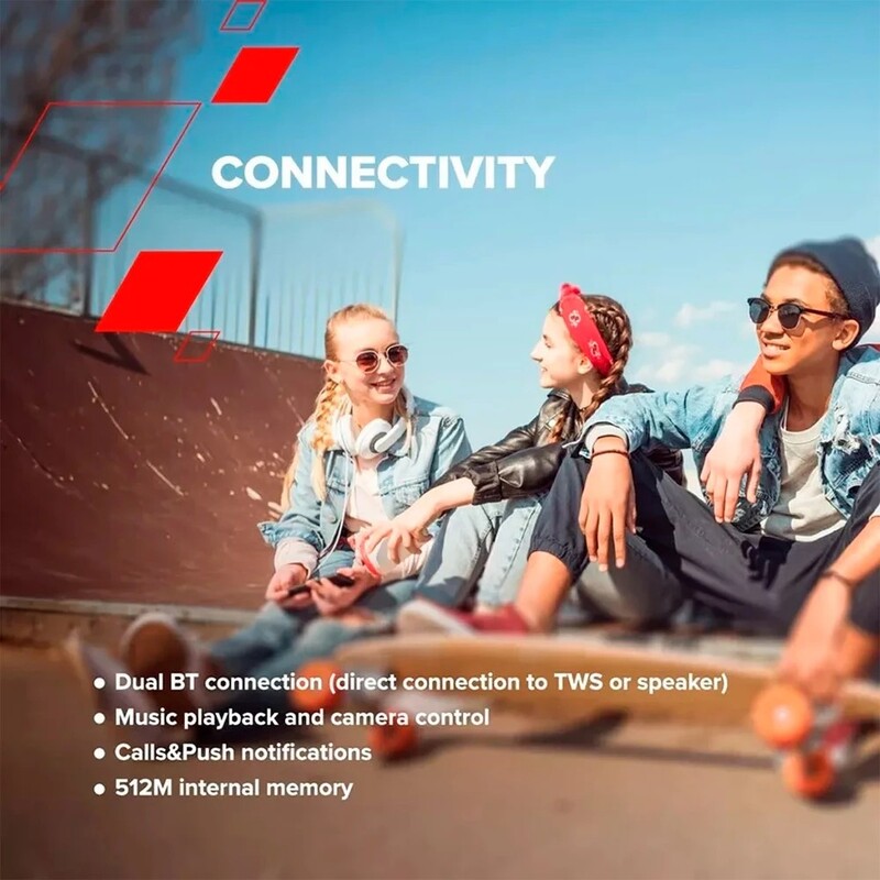 Детские смарт-часы Canyon Joyce KW-43 Dual BT Music Blue (CNE-KW43BL)