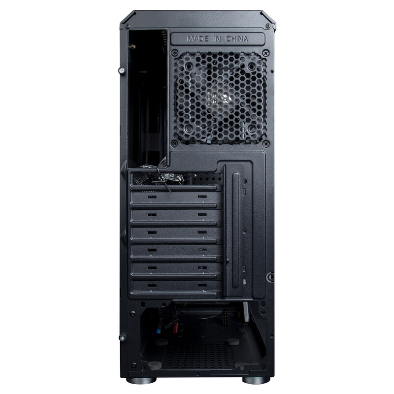 Корпус 1stPlayer R3-A-3R1 Color LED Black без БП