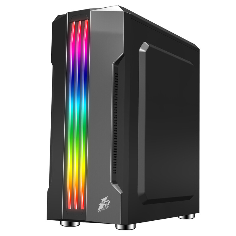 Корпус 1stPlayer R3-A-3R1 Color LED Black без БП