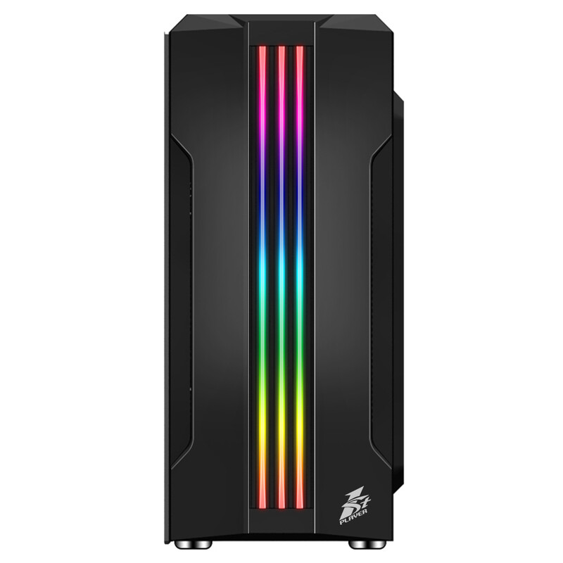 Корпус 1stPlayer R3-A-3R1 Color LED Black без БП