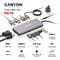 Фото - Док-станция Canyon DS-12 13in1 Dark Grey (CNS-TDS12) | click.ua