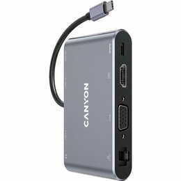 Док-станция Canyon DS-14 8in1 Dark Grey (CNS-TDS14)