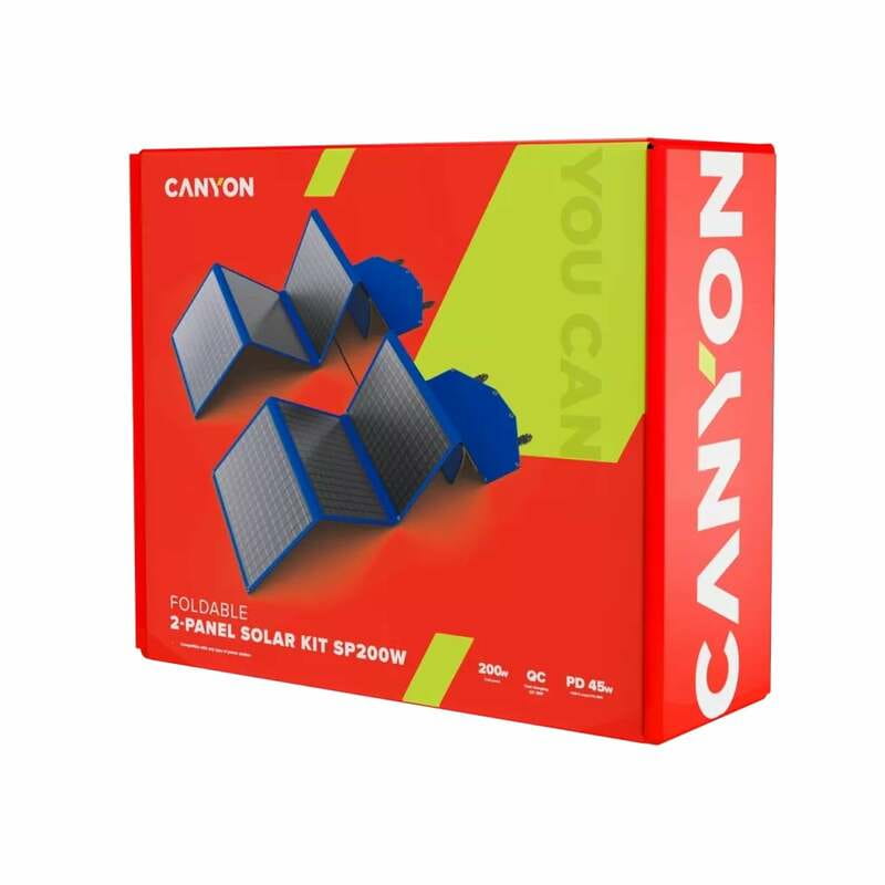 Солнечная панель Canyon SP-200 Foldable 200W Blue (CND-SP200W2P)