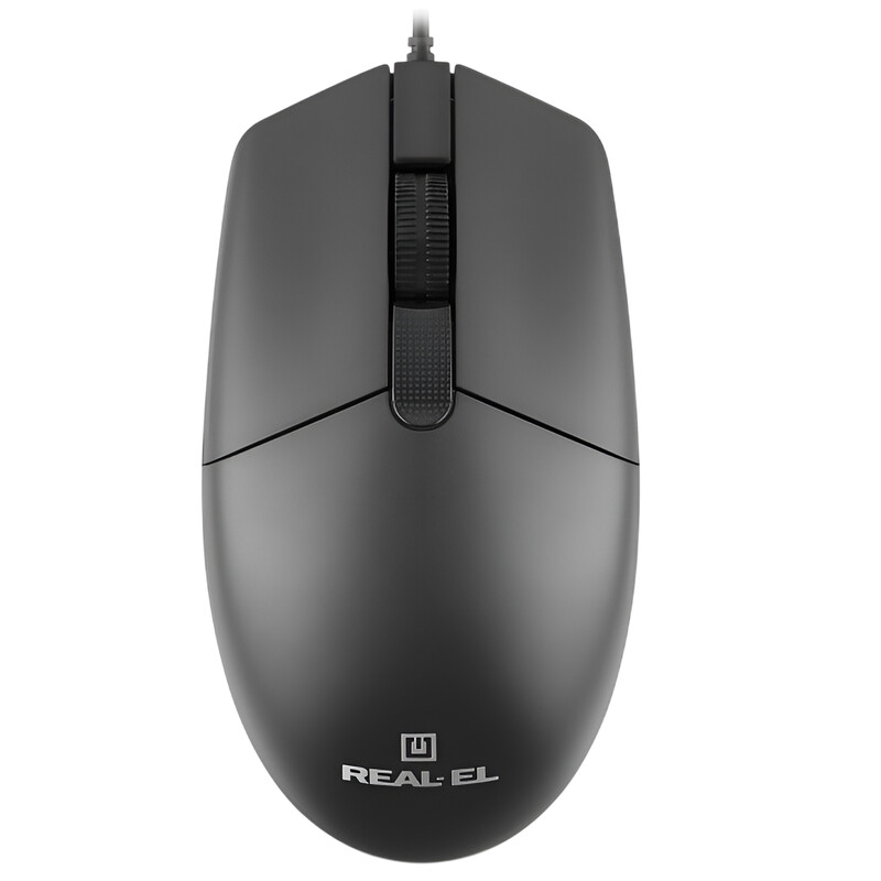 Мышь REAL-EL RM-210 Black (EL123200036)
