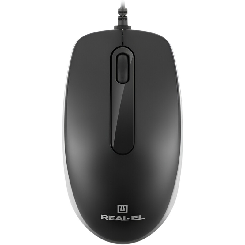 Миша REAL-EL RM-217 Black (EL123200038)