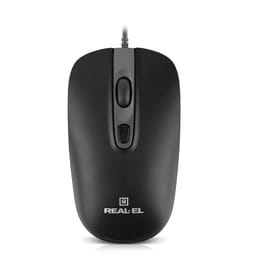 Купити Миша REAL-EL RM-222 Black (EL123200040) Миша REAL-EL RM-222 Black (EL123200040)