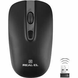 Миша бездротова REAL-EL RM-350W Black