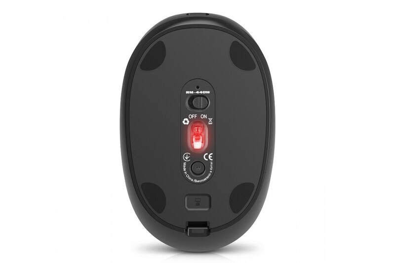 Мышь беспроводная REAL-EL RM-440W Black