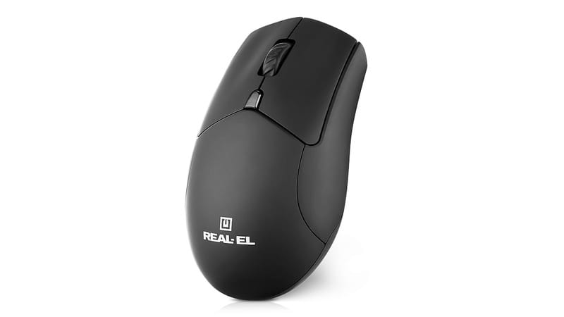 Мышь беспроводная REAL-EL RM-460W Black