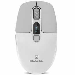 Мышь беспроводная REAL-EL RM-480W White