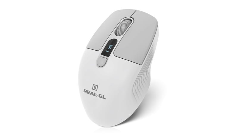 Мышь беспроводная REAL-EL RM-480W White