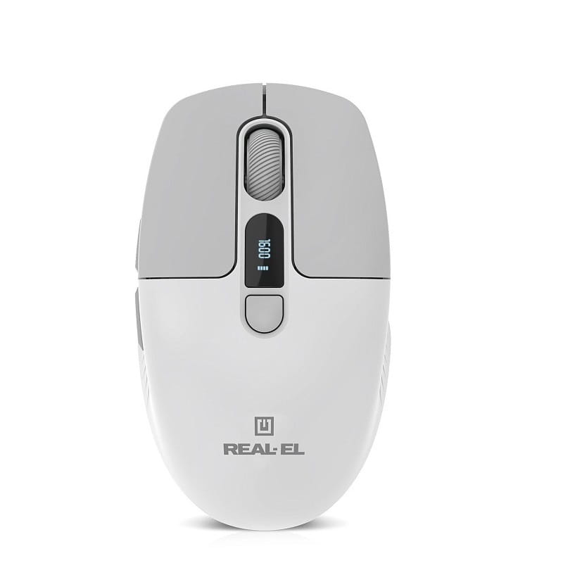 Мышь беспроводная REAL-EL RM-480W White