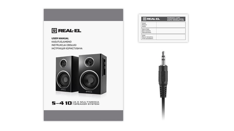 Акустическая система REAL-EL S-410 Black