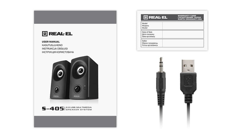 Акустическая система REAL-EL S-405 Black