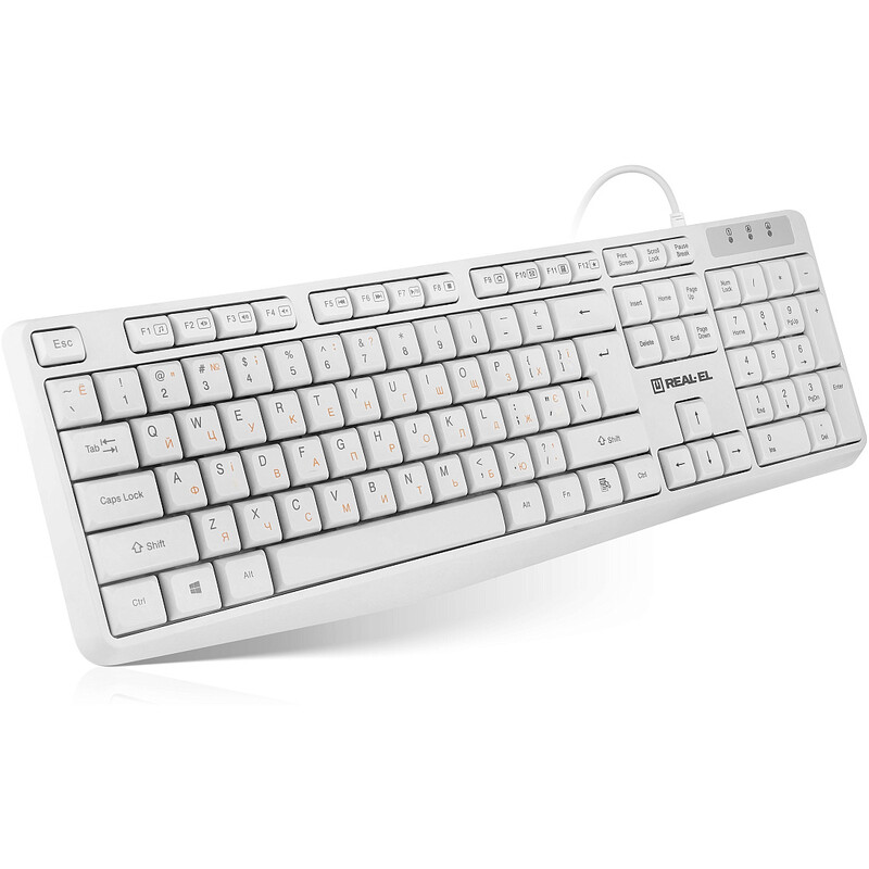 Клавиатура REAL-EL RK-513 White