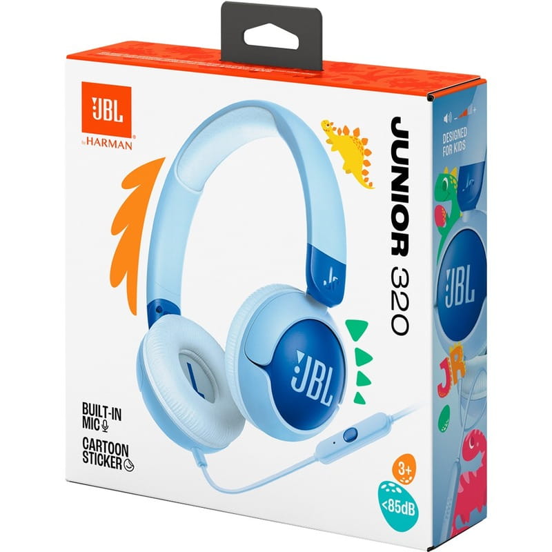 Наушники JBL JR320 Blue (JBLJR320BLU)