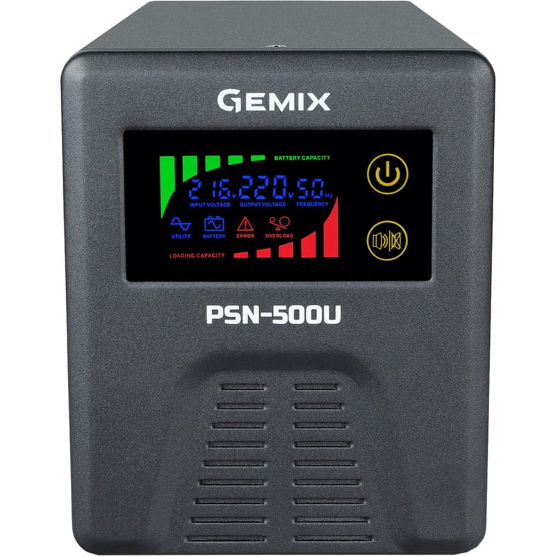 Джерело безперебійного живлення Gemix PSN-500U